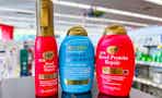 ogx hair care products in a store