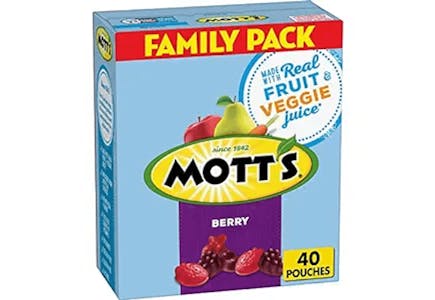 Mott's Fruit Snacks 40-Pack