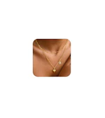 Initial Necklace Set