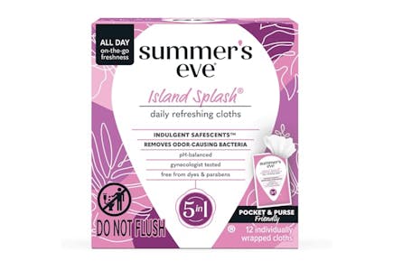 2 Summer's Eve Feminine Wipes Boxes