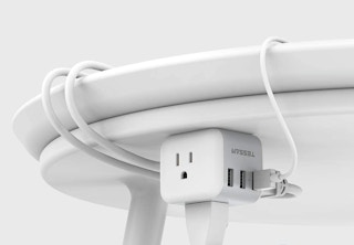 Small USB Power Strip Flat Plug