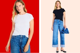 Walmart Free Assembly women's mini tee