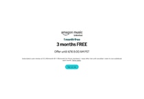 Amazon Music Unlimited Free 3-Month Trial