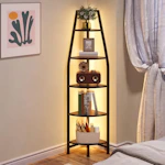 Corner Shelf with Lights
