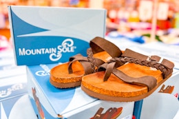 Ladies' Mountain Sole Leather Footbed Sandals Are Back at Sam's Club card image