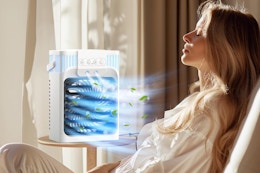 Portable Air Cooler, Just $31.49 on Amazon card image