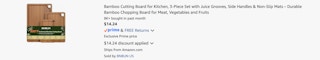 Amazon Bamboo Cutting Board Set 2026