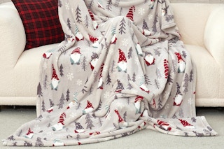 Cozy Bliss Gnome Throw Blanket