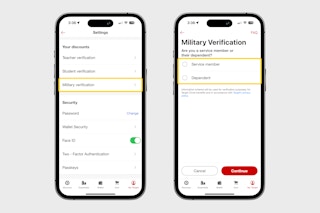 target-military-discount-app-verification-online-shopping-graphic