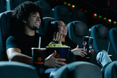 people watching a movie at Regal Cinema 