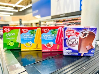four holanda and good humor bars on walmart shelf