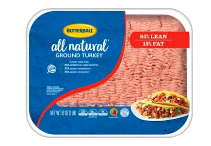 2 Butterball Ground Turkey Packs