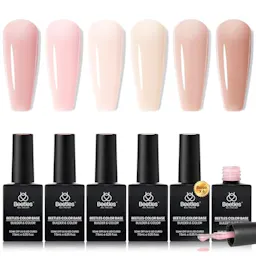 Beetles Rubber Base Gel Polish Set