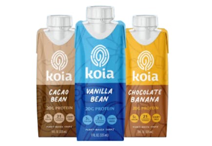 2 Koia Protein Shakes