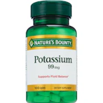 2 Nature's Bounty Potassium Caplet Bottles