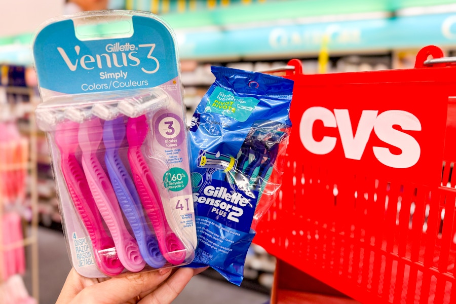 cvs gillette venus simply 3 sensor 2 disposable razors3