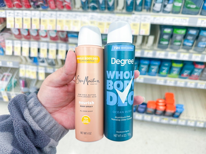 degree and sheamoisture dry spray walgreens