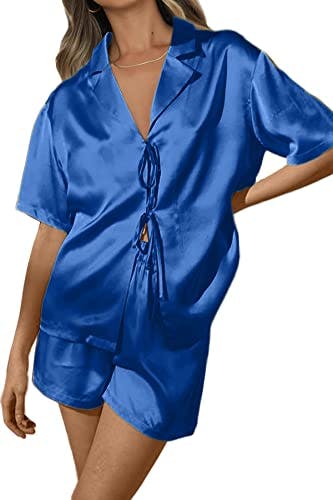 Women's Silk Satin Pajama Set