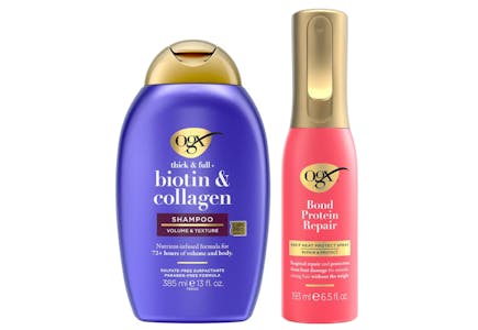 2 OGX Hair Products