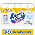 Scott 1000 Toilet Paper 45-Pack