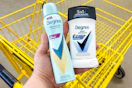 hand holding two degree deodorants sponsored