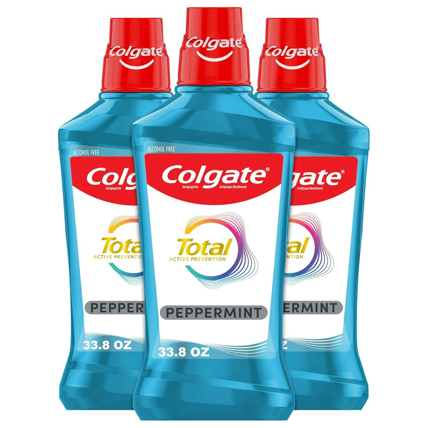 2 Colgate Total Mouthwash 3-Packs
