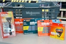 walgreens shopping basket and gillette razors