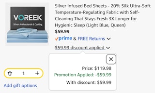 sheets cart