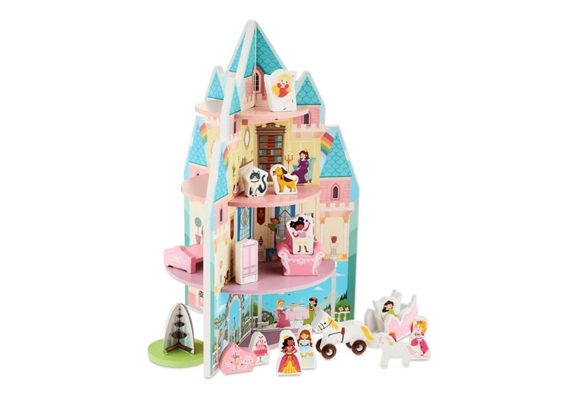 Wooden Princess Castle Playset