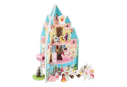 Wooden Princess Castle Playset