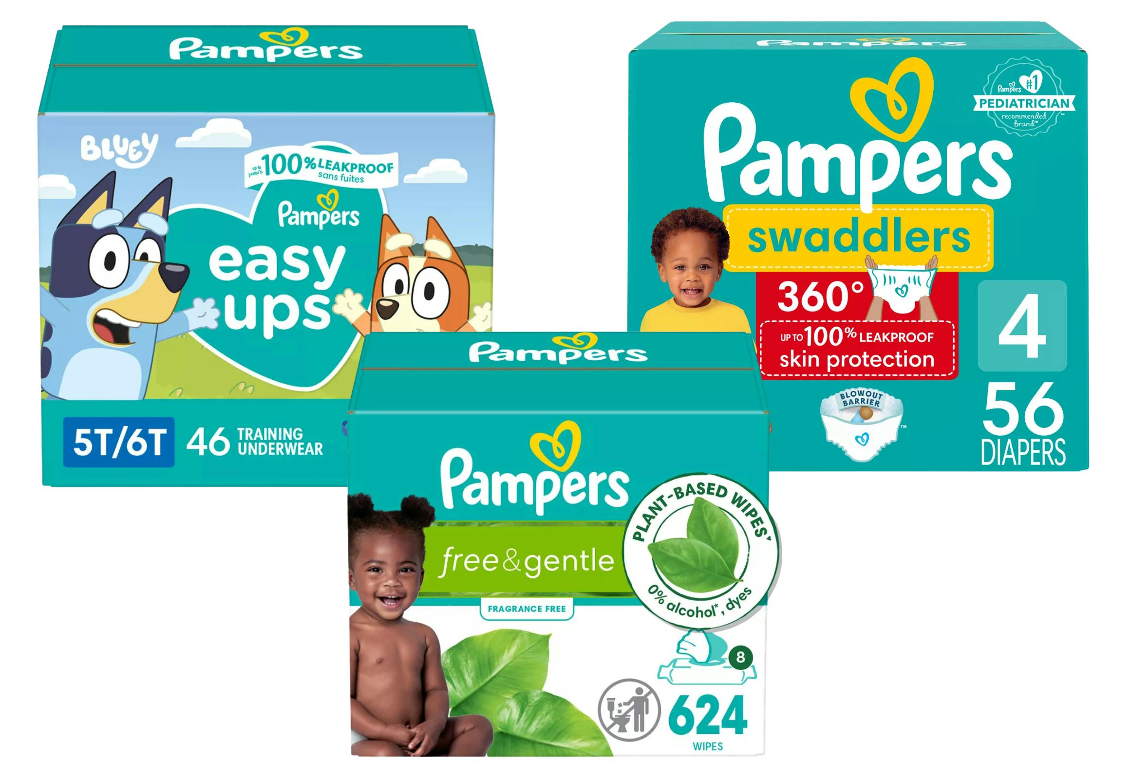 3 Pampers Products