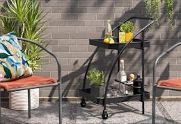 Rolling Bar Serving Cart, Only $42.75 at Target — Grab It Before It’s Gone card image