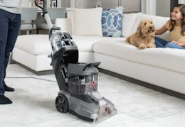 Don’t Miss This $80 Drop on a Hoover XL Carpet Cleaner at The Home Depot card image