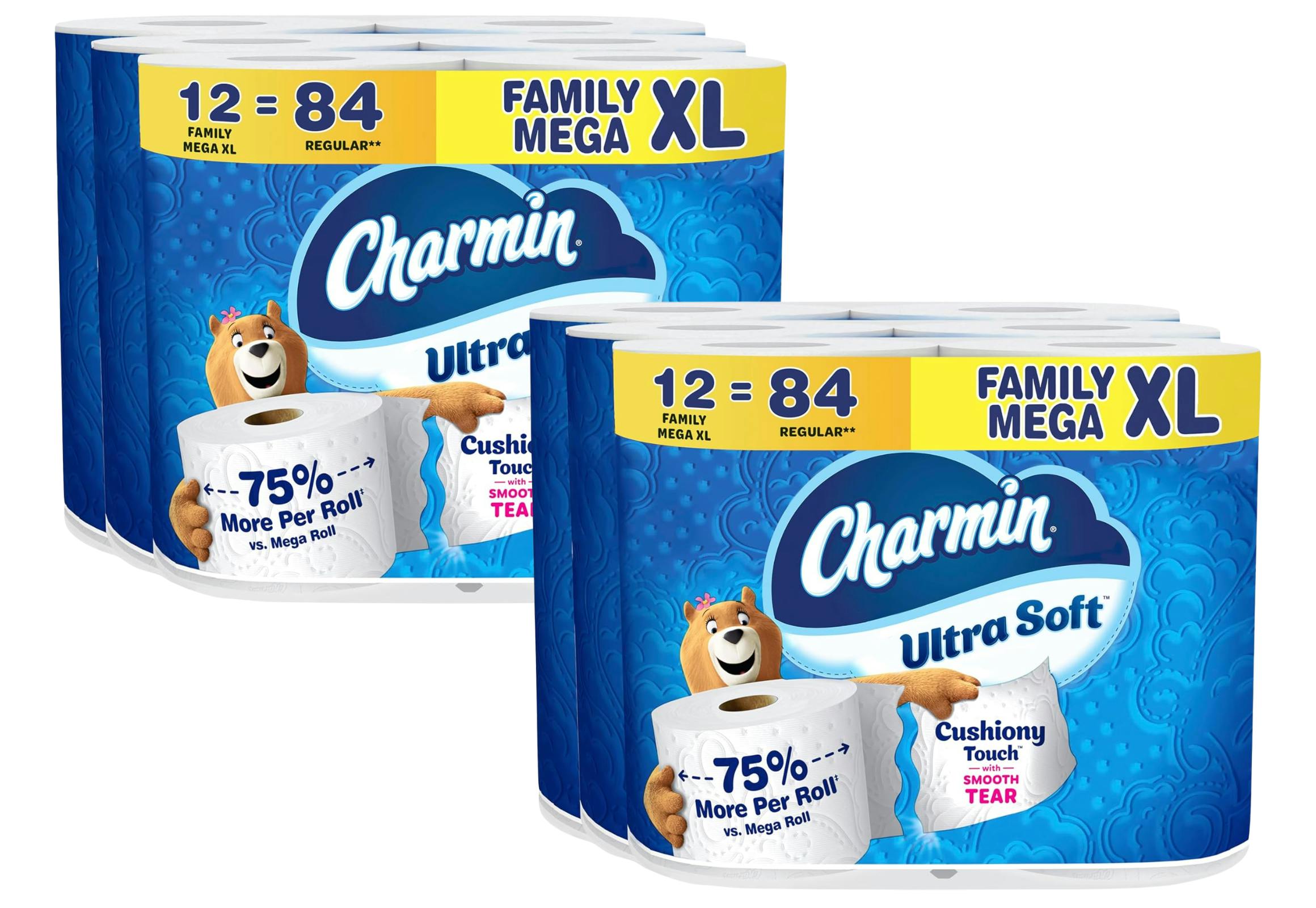 2 Charmin Ultra Soft Toilet Paper