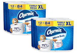 2 Charmin Ultra Soft Toilet Paper