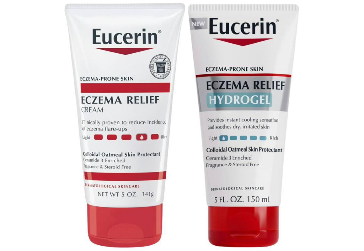 2 Eucerin Eczema Relief Products