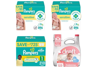 4 P&G Baby Products