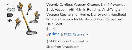 cart vacuum