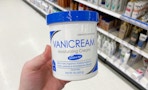 hand holding vanicream moisturizing cream
