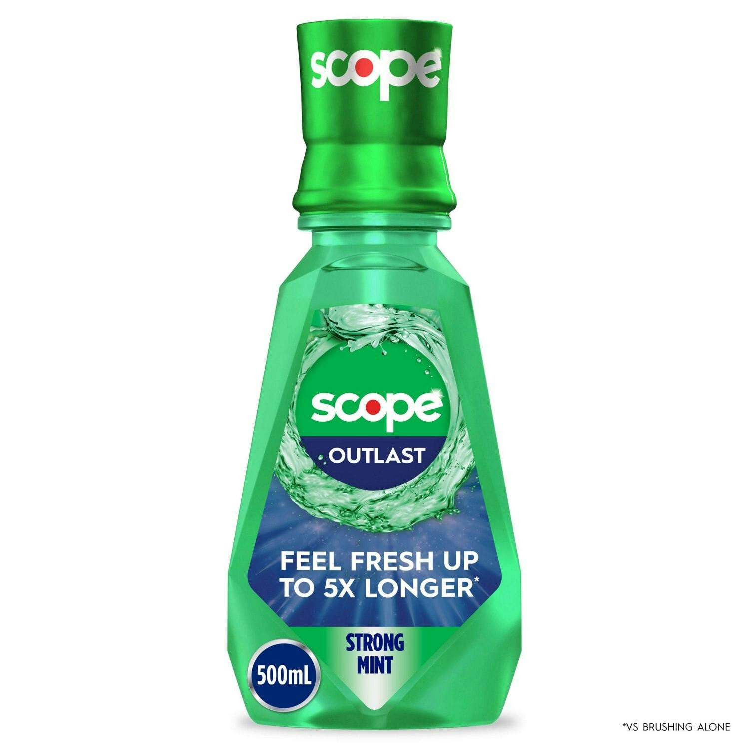 3 Crest Scope Mouthwashes