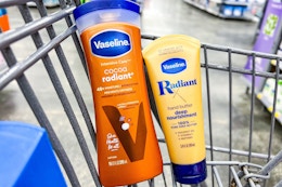 Clearance Vaseline Radiant Body Lotion, as Low as $3.09 on Amazon card image