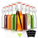 Swing Top Glass Bottles 9-Pack