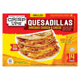 CrispUps Grilled Chicken Quesadillas