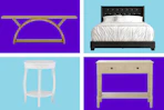furniture in a collage