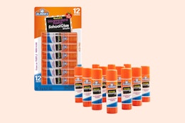 a pack of glue sticks