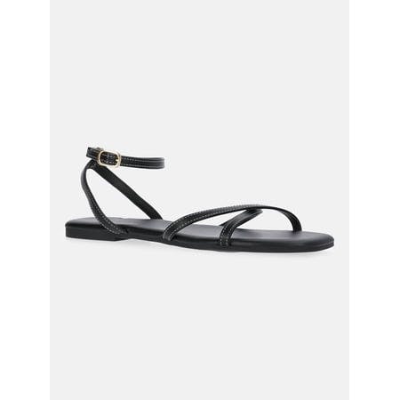 Time and Tru Women's Strappy Sandals