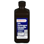 3 Walgreens Hydrogen Peroxide Bottles