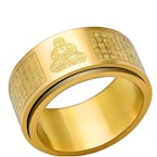 Buddhist Inspired Spinner Ring