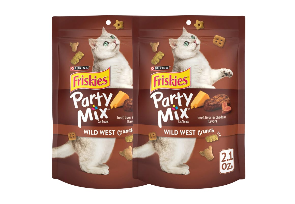2 Purina Friskies Cat Treat Bags