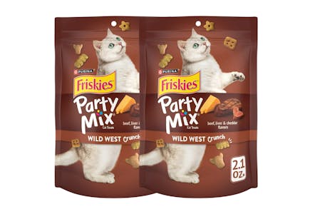 2 Purina Friskies Cat Treat Bags